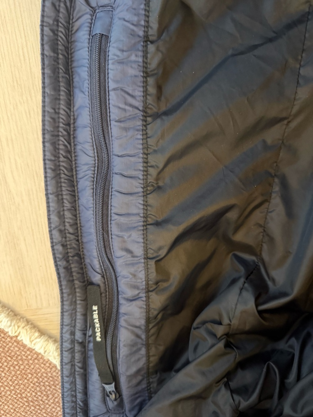 Canada Goose Navy Ellison Hooded Packable Puffer Jacket - Picture 12 of 13